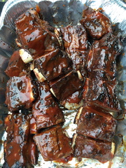 Stake made by marinated and cooked by zuman